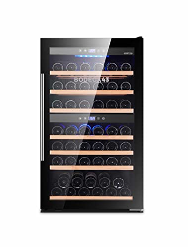 BODEGA43-64 Freestanding Wine Cooler - Dual zone...