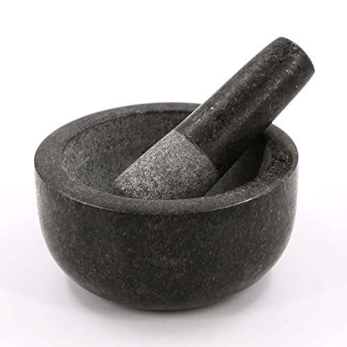 16cm(6.3') Pestle and Mortar Set Large Premium...