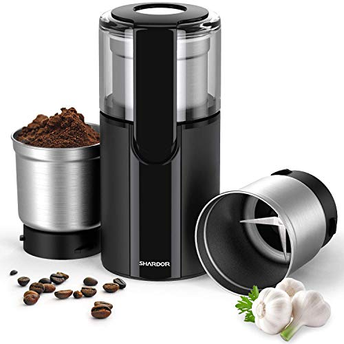 SHARDOR Coffee & Spice Grinders Electric with 2...