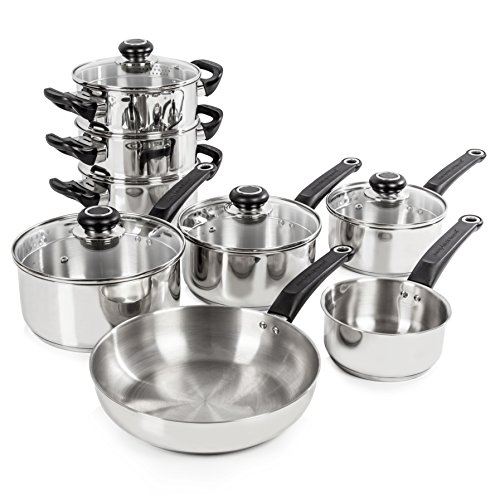 Morphy Richards 970001 Equip Induction Pan Set,...